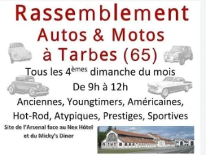 Rassemblement Autos Motos à Tarbes