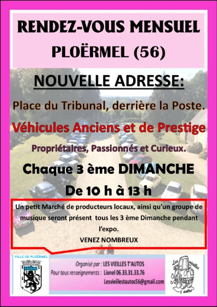 Rassemblement Mensuel des Vieilles T