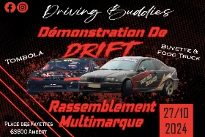 Démonstration de drift et rassemblement