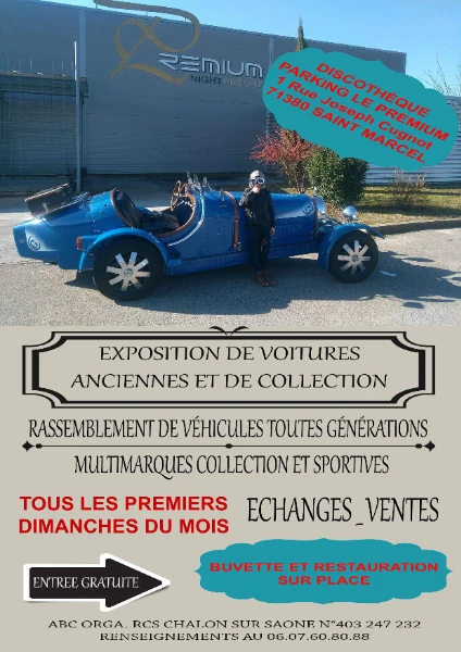 Rassemblement tous les 1er Dimanche du Mois de Voitures Anciennes